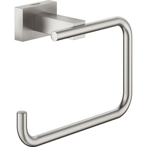 GROHE ESSENTIALS CUBE TOALETTRULLHOLDER SUPERSTEEL GROHE ESSENTIALS CUBE TOALETTRULLHOLDER SUPERSTEEL