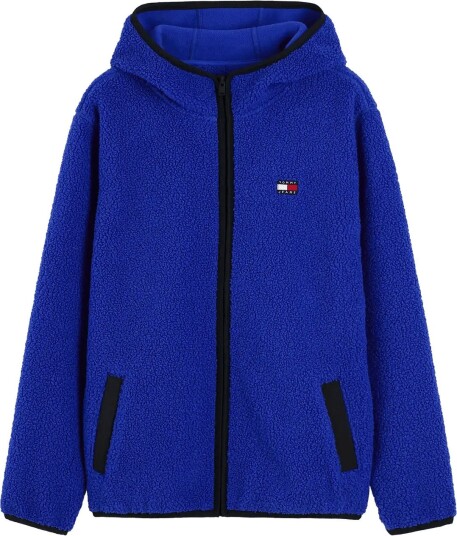 Tommy Jeans Tjm Reg Badge Teddy Zip Tru Ext Blue XXL