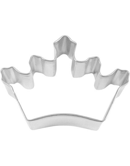 Prinsessekrone Kakeutstikker/Kakeform i Metall 6x9 cm