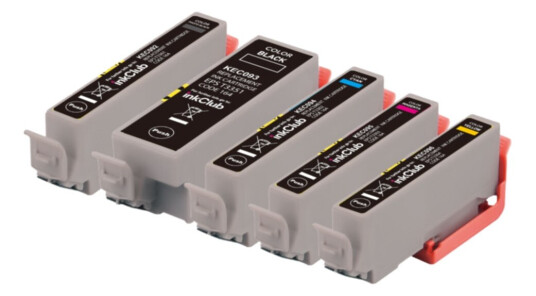 inkClub KEC09-5 Multipakning blekkpatroner, erstatter Epson 33XL BK/C/M/Y/PBK