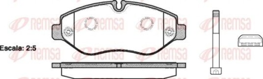 Bremseklosser REMSA 1245.10