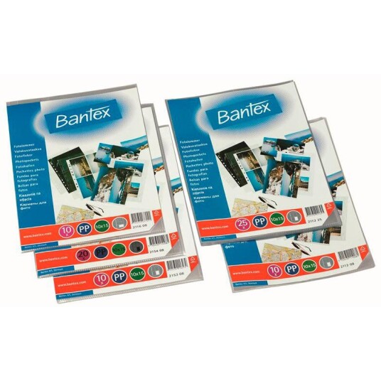 BANTEX Fotolomme 10x15 0,1mm trett 8 foto trans.  25 