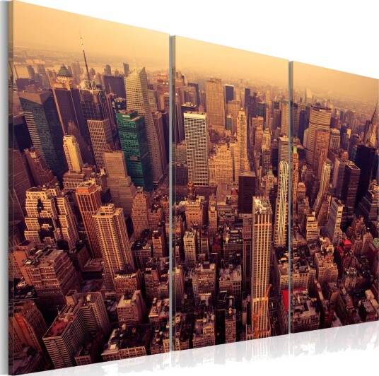 Bilde Solnedgang Over New York 120x80 Artgeist sp. z o. o.