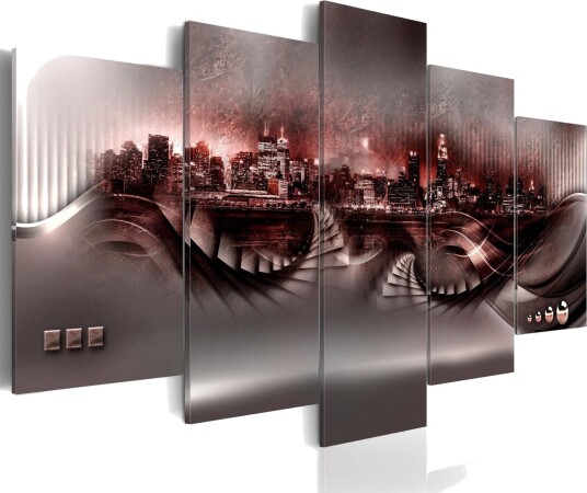 Bilde Crimson City 100x50 Artgeist sp. z o. o.