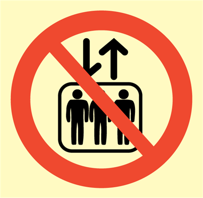 Jo Safety Do not use lift IMO Prohibition sign 102115 Jo Safety Do not use lift IMO Prohibition sign 102115