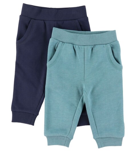 Minymo Sweat Pants (2-Pack) Blue 86