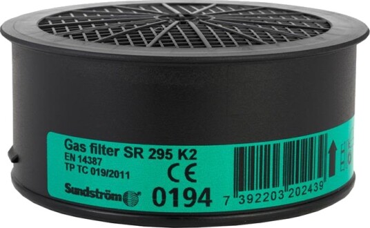 Sundström SR 295 Gassfilter K2 Ånderettsvern
