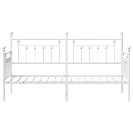 Daybed Ramme Hvit 75x190 cm Stål Daybed Ramme Hvit 75x190 cm Stål