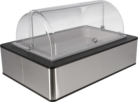 VEGA Buffet Display Fundale høy 6.5 cm GN 1/1 i melamin hvit GN 1/1 63x42.5x33.9