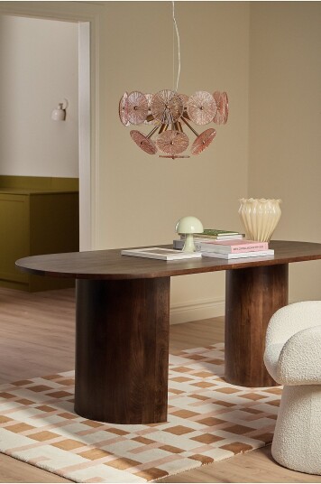 Ellos Home   Spisebord Vitro 200x90 cm   Brun