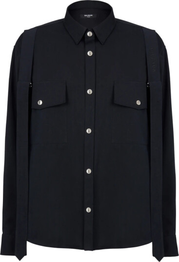 Balmain Herre Skjorter Svart L, Balmain Herre Skjorter Svart L,