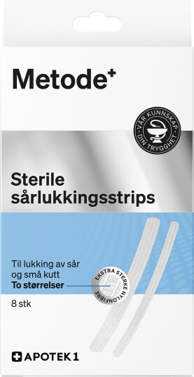 Metode sterile sårlukkingsstrips 8 stk