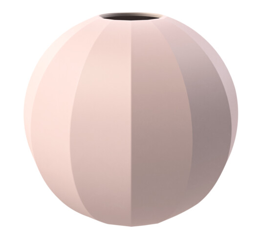 Cooee Design Edge Ball vase 15 cm støvrosa