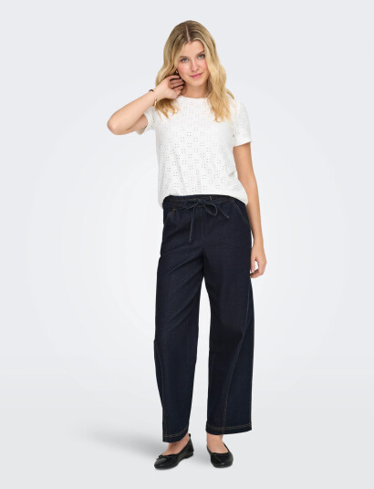 JDY Jdycathinka S/S Tag Top Jrs Noos   White   M