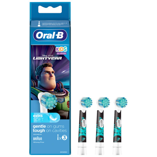 Oral-B Pixar Børstehoder for barn Buzz Lightyear 3 stk.