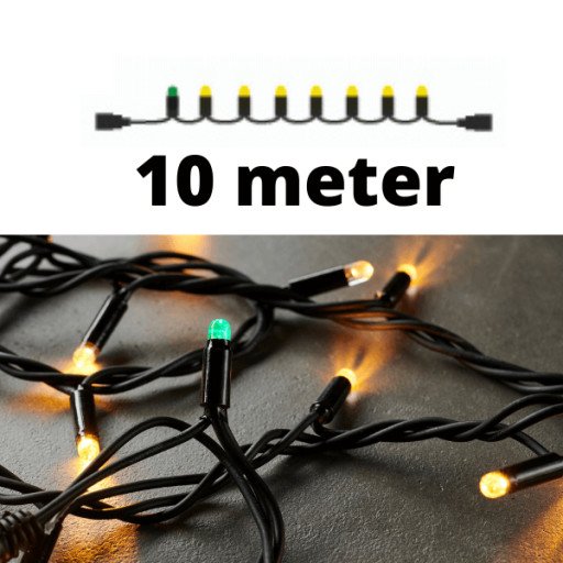 Sirius Top-Line lyslenke | 100 varmhvite lys | 10m. | FORLENGER