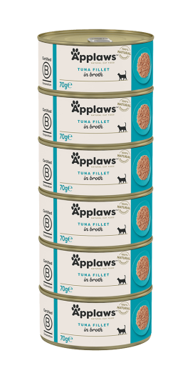 Tunfiskfilet 70 G X 24 Katt Kattefôr Våtfôr Applaws Tunfiskfilet 70 G X 24 Katt Kattefôr Våtfôr Applaws