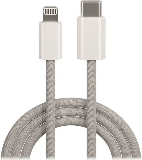 Telforceone Maxlife Usb-C Til Lightning-Kabel Mxuc-06 1,0 M 20W Grå Nylon