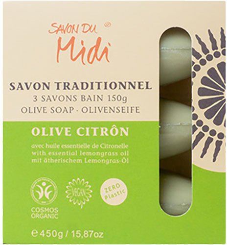 Midi Olivensåpe med sitrongressolje Savon du Økologisk 450 g