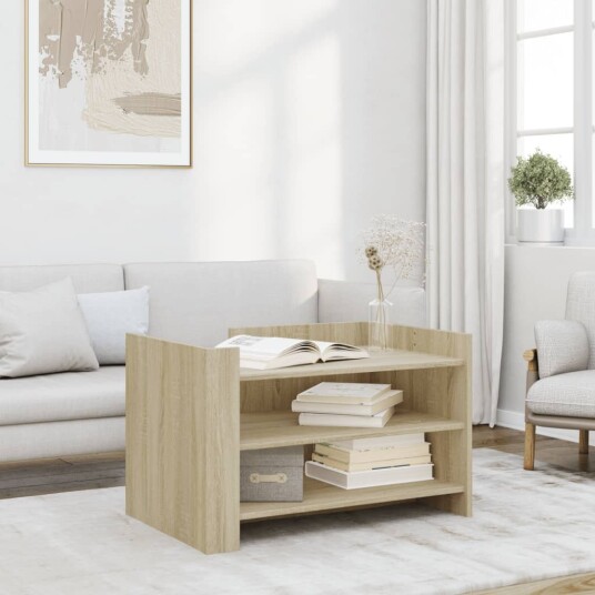  Salongbord sonoma eik 80x50x50 cm konstruert tre 848341