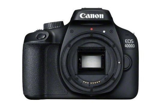 Canon EOS 4000D + EF S 18 55mm III SLR kamerasæt 18 MP 5184 x 3456 pixel Sort Canon EOS 4000D + EF S 18 55mm III SLR kamerasæt 18 MP 5184 x 3456 pixel Sort