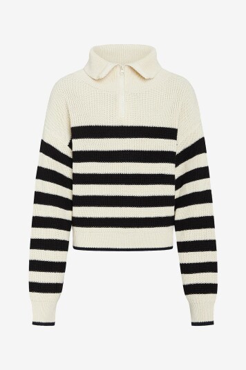 Grunt Genser grnOrcross Knit Hvit