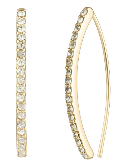 LAUREN RALPH LAUREN Pe Thin Pave Threader Gld/Cry |Guld |One Size