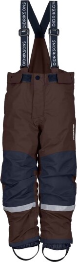 Didriksons Skibukser m. Seler   Idre   Shadow Brown   Didriksons   140   Ski Pants Brun Marineblå