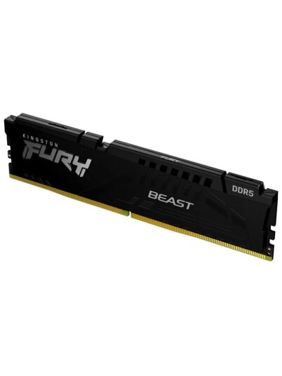 Kingston FURY Beast DDR5 5600 64GB CL40 Single Channel 1 pcs AMD EXPO & Intel XMP Svart