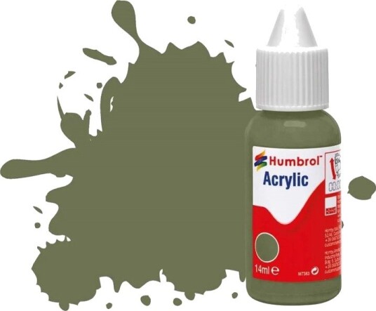 Humbrol Akryl No 106 Ocean Grey - Matt 14ml Dropper Bottle