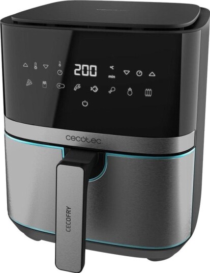 Cecotec Cecofry 5500 airfryer 5,5 L, 1700W, Inox finish Svart