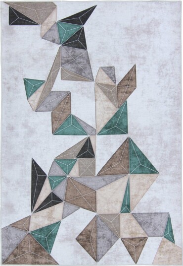 Wilton teppe Feres grå/beige/multi Størrelse: 200 x 280 cm