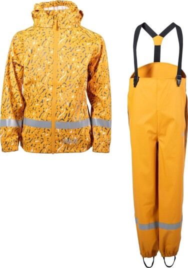 Urberg Malme Pu Rain Set Kid's Sunflower 98/104 Urberg Malme Pu Rain Set Kid's Sunflower 98/104