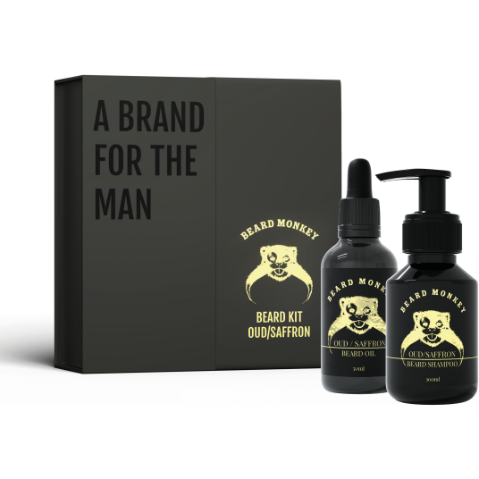 Beard Monkey Oud & Saffron Gift Set Beard Monkey Oud & Saffron Gift Set