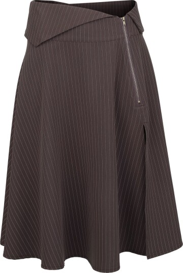 Killstar Goth Middellangt skjørt Nocturne Nights Midnight Gaze Midi skjørt XS til 3XL Damer brun