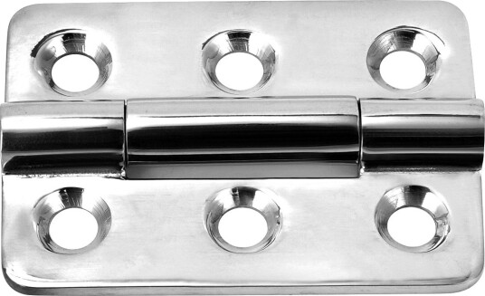 1852 Hengsel dempet Rustfritt 65x44mm