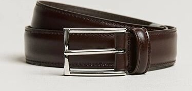 Anderson's Leather Suit Belt 3 cm Dark Brown