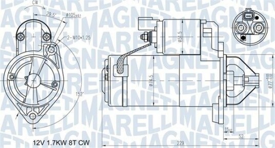 MAGNETI MARELLI 063721365010 Starter MAGNETI MARELLI 063721365010 Starter