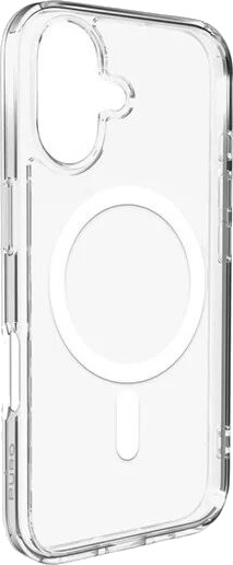 Puro Lite Mag Mobildeksel for iPhone 17 - Gjennomsiktig med Hvit Ring og MagSafe Kompatibilitet Puro Lite Mag Mobildeksel for iPhone 17 - Gjennomsiktig med Hvit Ring og MagSafe Kompatibilitet