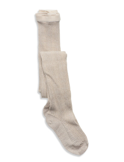 mp Denmark Celosia Glitter Tights Beige 152