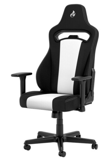Nitro Concepts E250 Polstret Sete Polstret Ryggstøtte Sort Hvit Sort Hvit Stoff Skum Stoff Skum