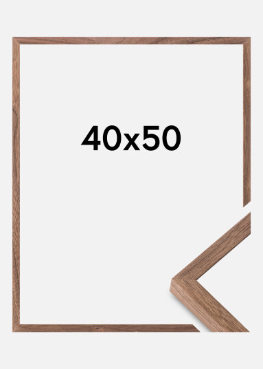 Focus Ramme Soul Walnut Veneer Akrylglass 40x50 Cm
