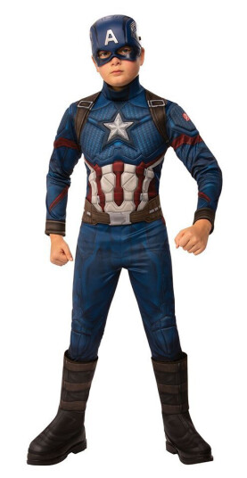 Avengers Captain America Barn Karnevalskostyme Avengers Captain America Barn Karnevalskostyme