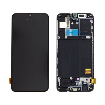 Samsung Galaxy A40 Frontdeksel / LCD-skjerm GH82-19672A Svart