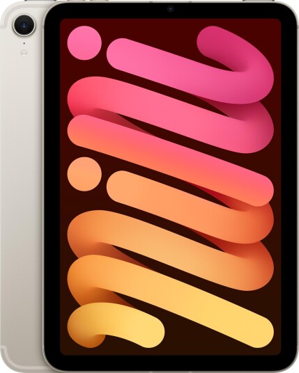 Apple iPad mini 7 Gen 8.3" 256GB Wi-Fi + Cellular Starlight Nettbrett Apple iPad mini 7 Gen 8.3" 256GB Wi-Fi + Cellular Starlight Nettbrett