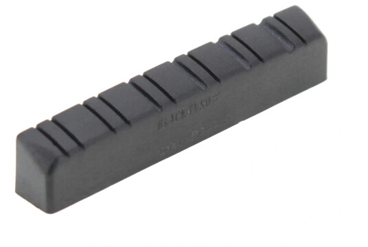 Graph Tech Pt-1575-00 Svart Tusq Xl Slotted Guitar Nut, 12-Str 1/4" Flat