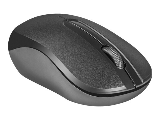 Defender Datum Mm-285 - Mus - Ergonomisk - Optisk - 3 Knapper - Trådløs - 2.4 Ghz - Usb Trådløs Mottaker - Svart