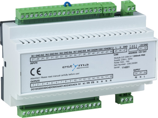 Hovedmodul nr. 6-kanals i/o for Metro Compact