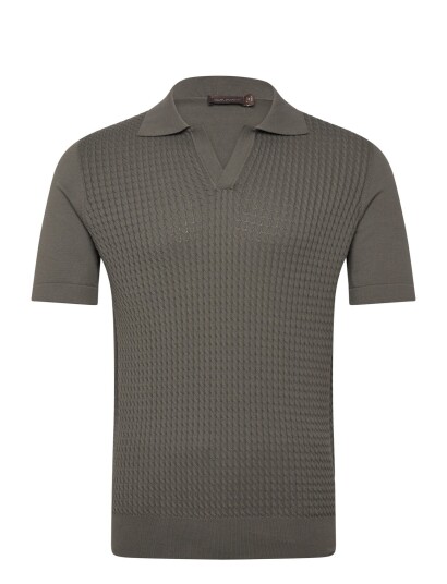 Oscar Jacobson Alf Poloshirt S S   Khaki green   M