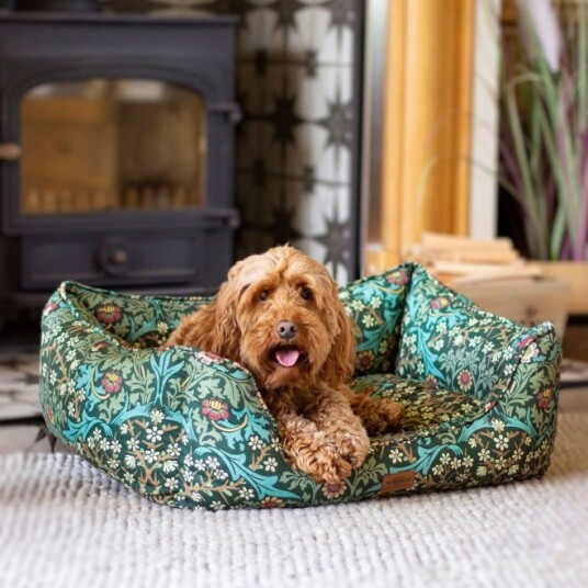 Morris & Co Blackthorn Hundeseng Mørkegrønn (M)